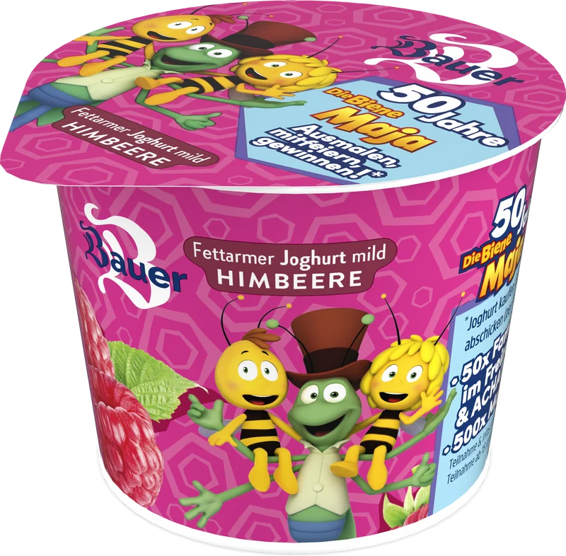 Becher Kinderfruchtjoghurt Die Biene Maja Himbeere
